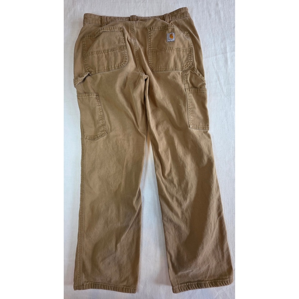Carhartt Women's Tan Carpenter Trousers - Picture 2 of 8